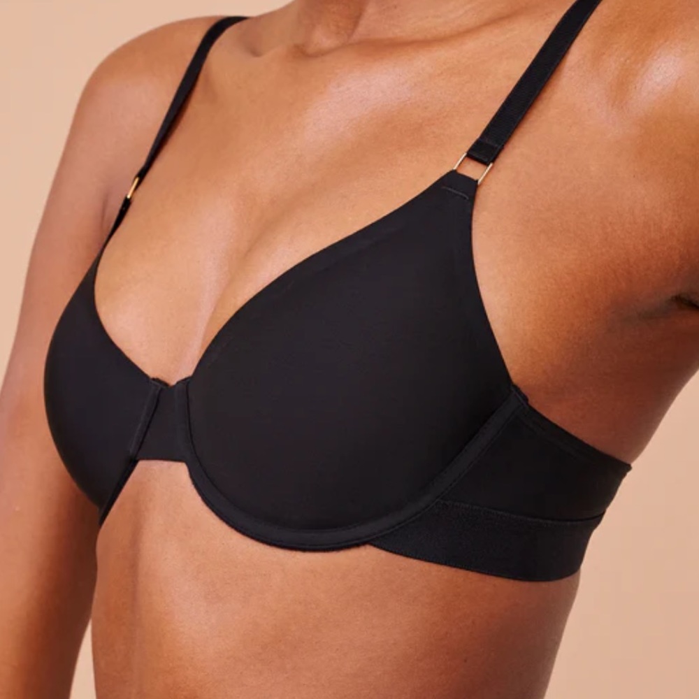 Pepper Ultra Fine Unlined Bra - Black 32B Brand New With Tags
